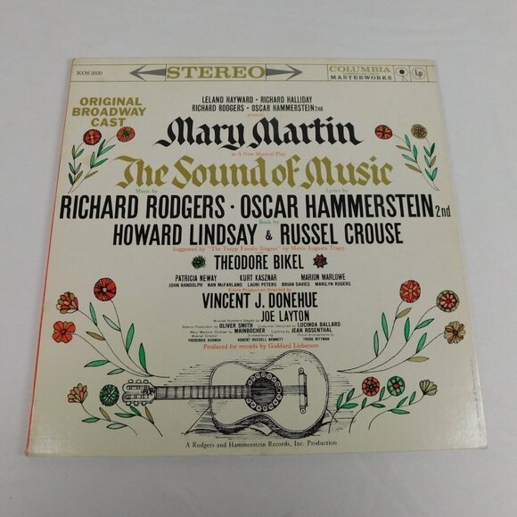Sound of Music Original Broadway Cast Columbia Masterworks Vinyl LP Record 1959 - Picture 1 of 8
